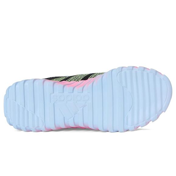 NWT adidas Unisex Kaptir Flow Sneaker, Black/Yellow/Clear Sky-Sz 4 Big Kid - Picture 7 of 7